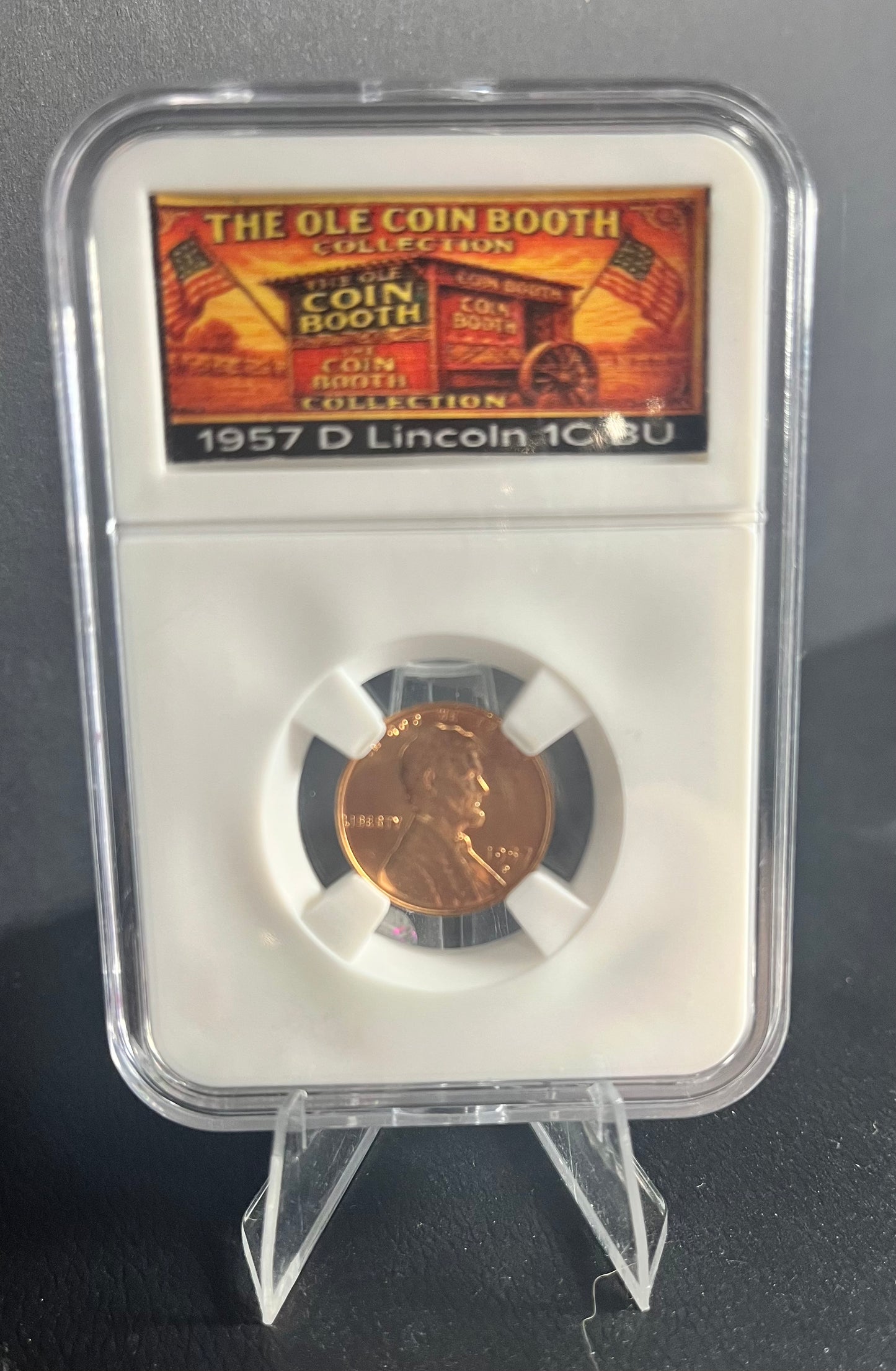 1957-D Lincoln One Cent BU