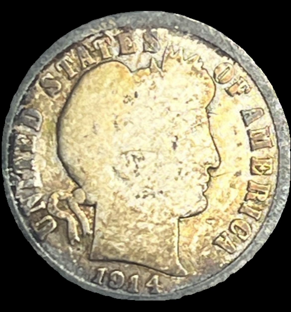 1914-D Barber Dime