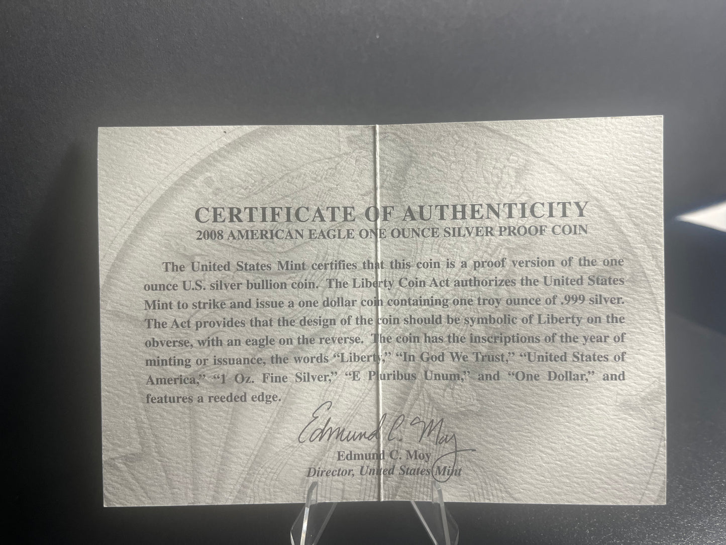2008-W $1 Silver Eagle PR DCAM