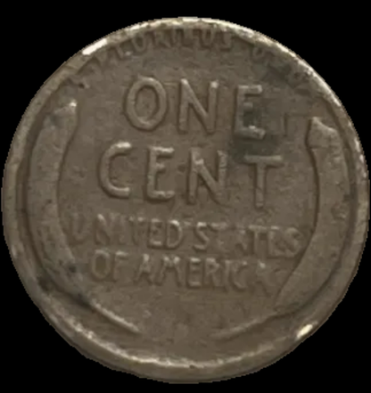 1918 Lincoln Wheat Cent [Lamination Crack]