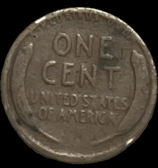 1918 Lincoln Wheat Cent [Lamination Crack]