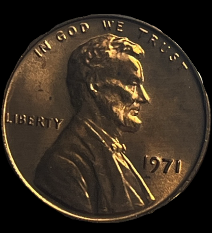 1971 Lincoln Memorial Cent