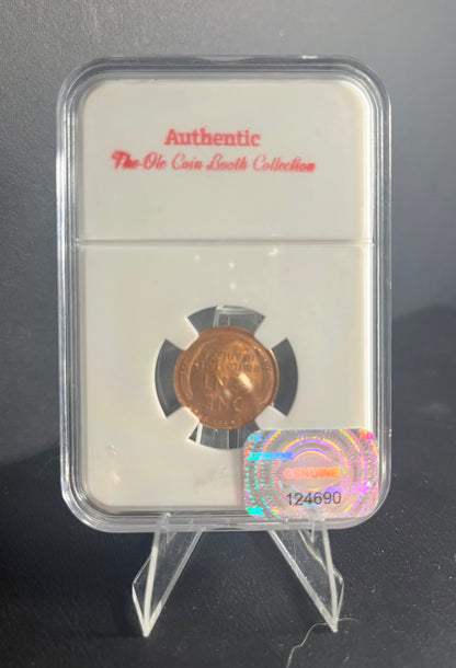 1957-D Lincoln One Cent BU