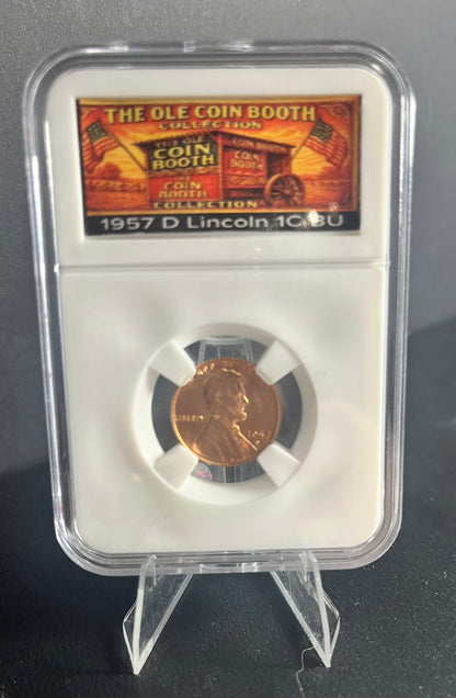 1957-D Lincoln One Cent BU