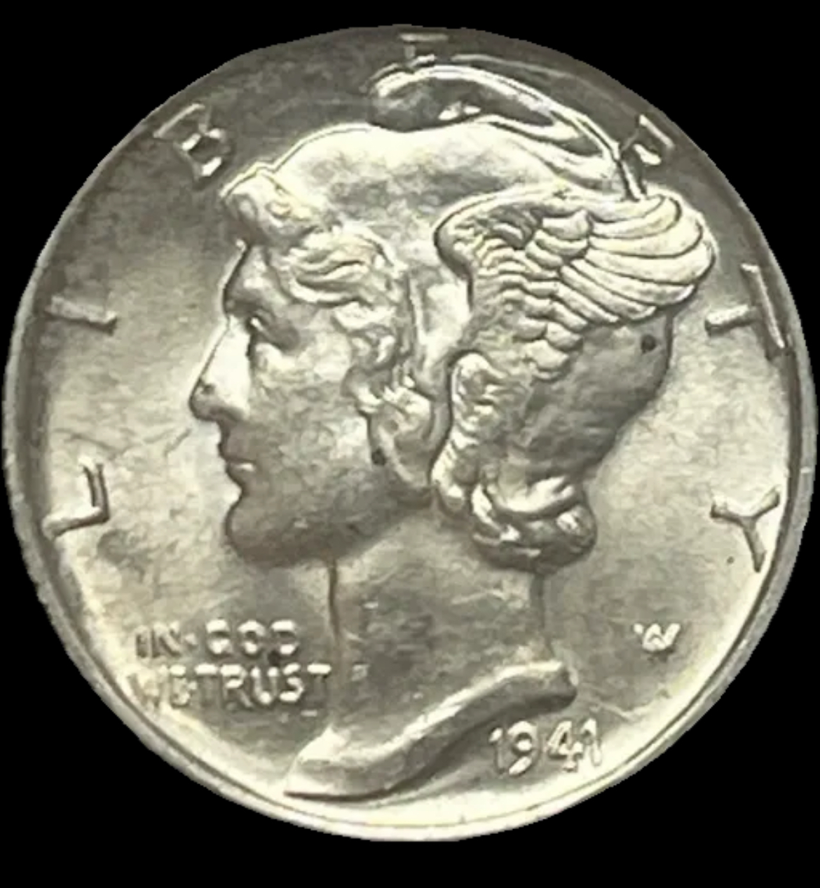 1941 Mercury Dime