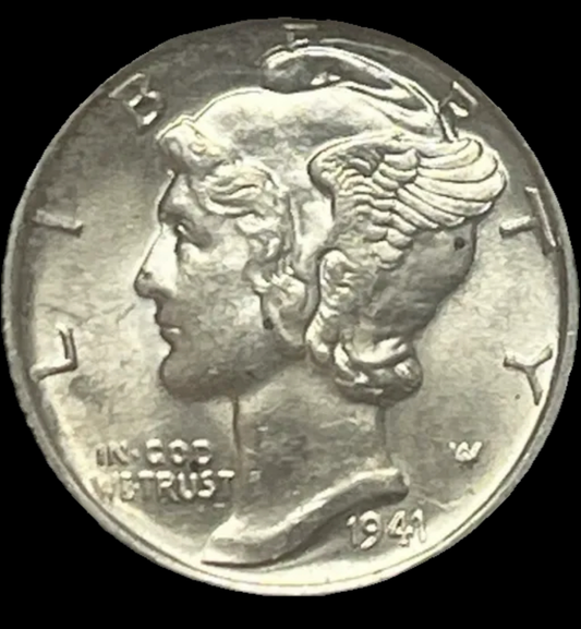 1941 Mercury Dime