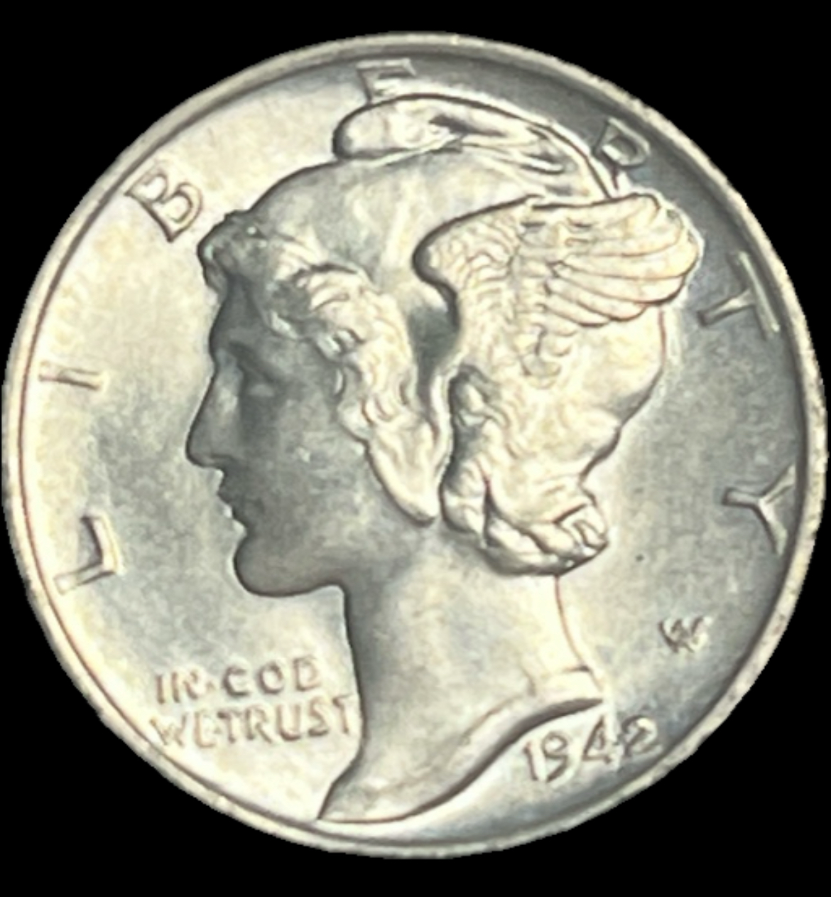 1942 Mercury Dime