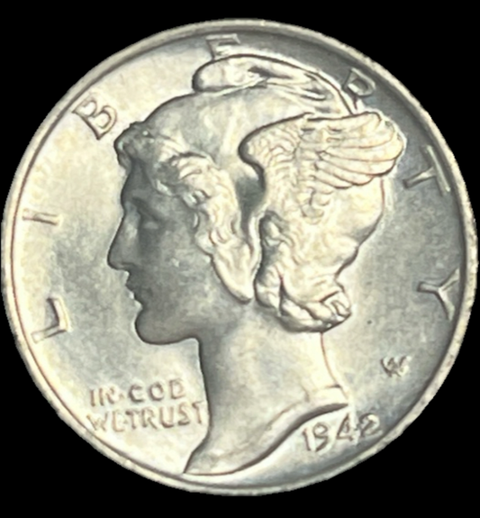 1942 Mercury Dime