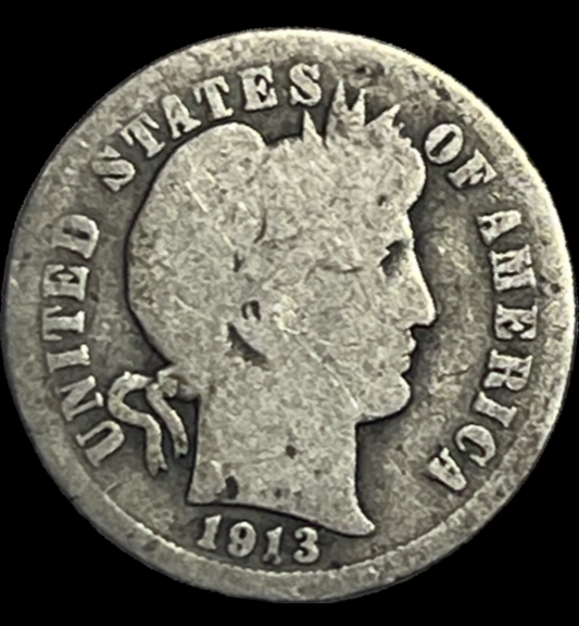 1913 Barber Dime