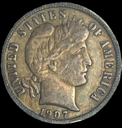 1907-O Barber Dime