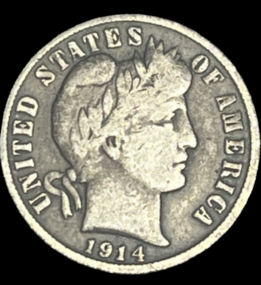 1914 Barber Dime