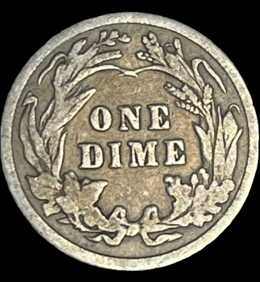 1914 Barber Dime