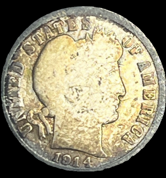 1914-D Barber Dime