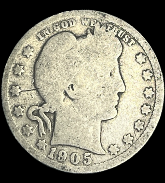 1905 Barber Quarter