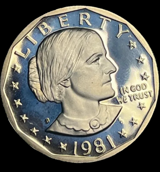 1981-S Susan B. Anthony Dollar Proof