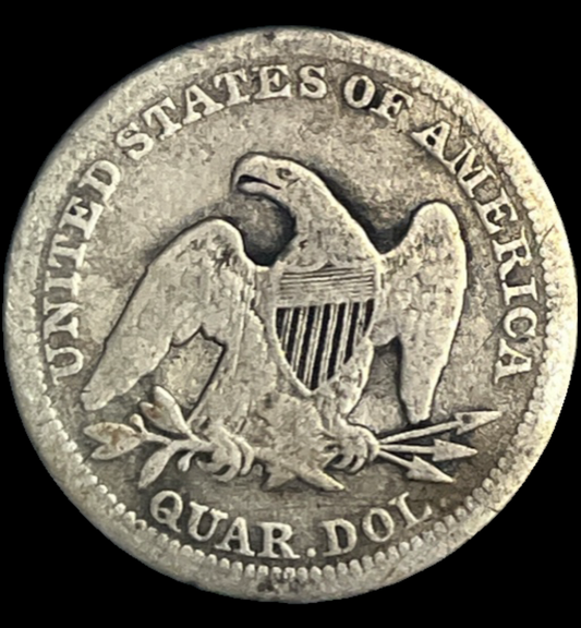 1856 Seated Liberty Quarter