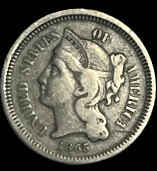 1865 Three Cent Nickel
