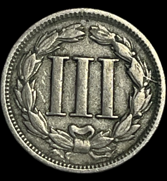 1865 Three Cent Nickel