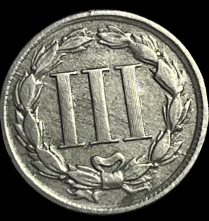 1866 Three Cent Nickel