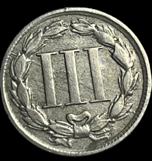 1866 Three Cent Nickel